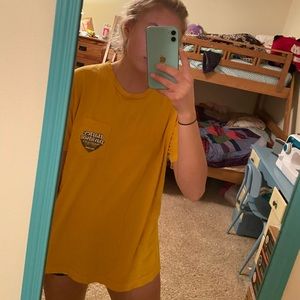 yellow harley vintage shirt